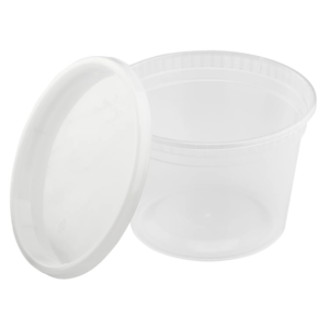 16oz. – Deli Food Containers Microwavable With Airtight Lids – 240 Pcs/Carton