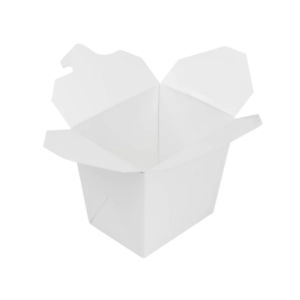 26oz White Paper Food Pails 400/cs