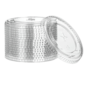Clear PET Flat Lids for 12oz cups 1000/cs